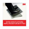 3M Adjustable Steel Footrest, Nonslip Surface, 22w x 14d x 4-3/4h, Black/Charcoal FR530CB